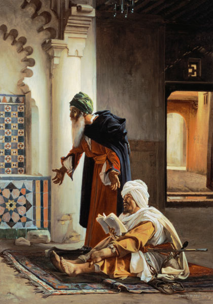 Arabs at Prayer de Jean Jules Antoine Lecomte du Nouey