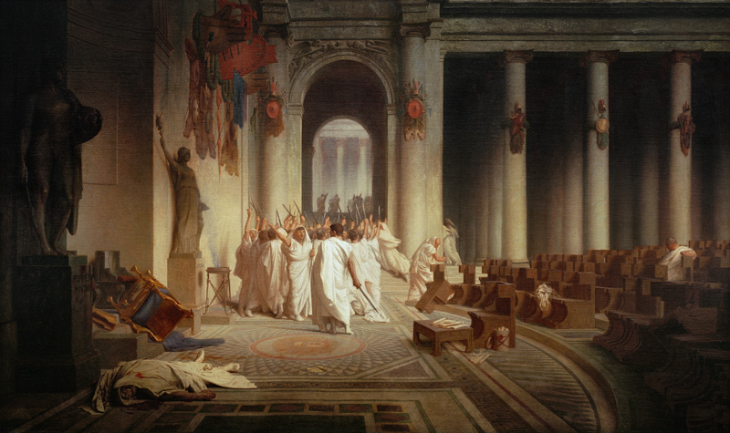 The Death of Caesar de Jean-Léon Gérome