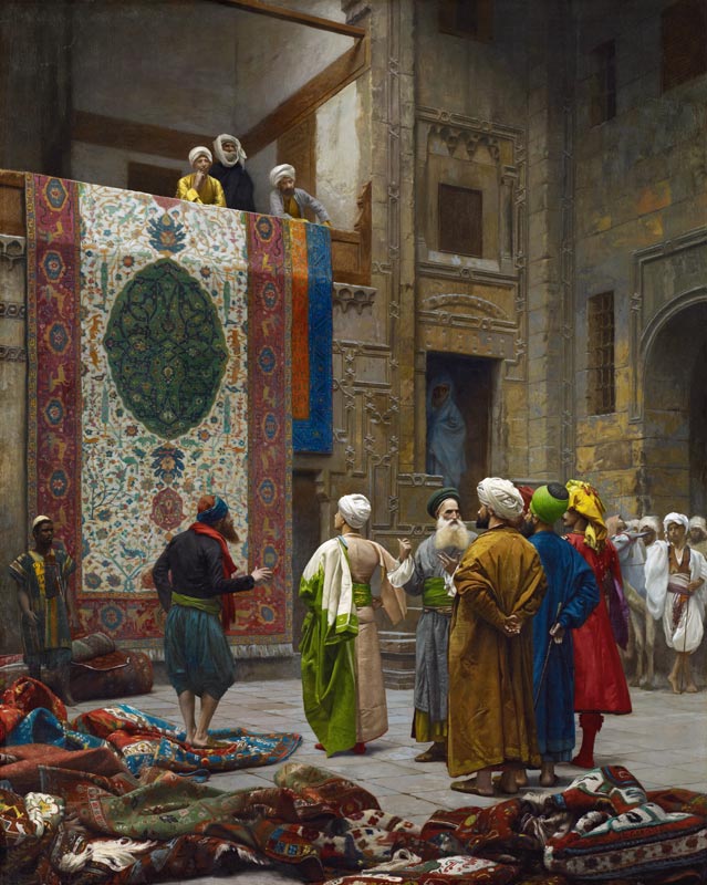 The Carpet Merchant de Jean-Léon Gérome