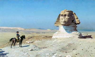 Bonaparte vor der Sphinx