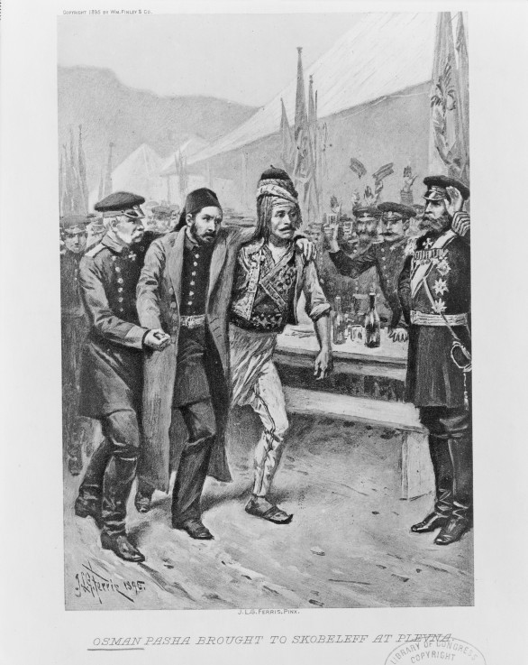 Osman Pasha brought to Skobelev at Plevna de Jean Léon Gérôme Ferris