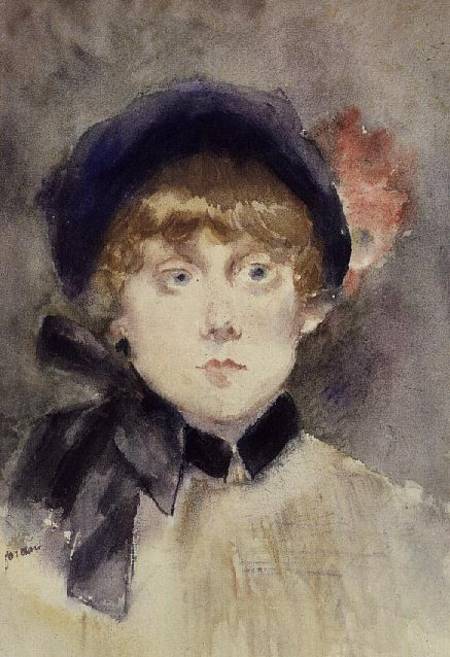 Young Woman in a Blue Hat de Jean Louis Forain