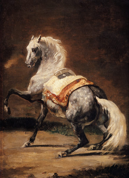Dapple-grey horse de Jean Louis Théodore Géricault
