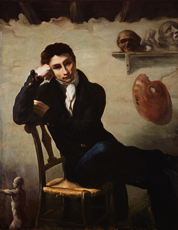 Portrait of an Artist in his Studio de Jean Louis Théodore Géricault
