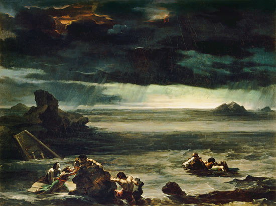Scene of the Deluge de Jean Louis Théodore Géricault