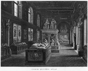 The 15th century room, Musee des Monuments Francais, Paris, illustration from ''Vues pittoresques et