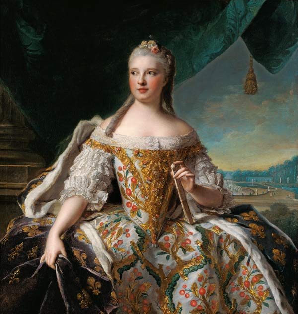 Dauphine Marie-Josephe de Saxe (1731-67) de Jean Marc Nattier