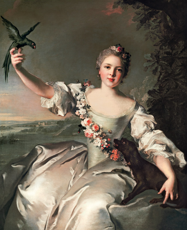 Françoise Renée, Marquise this ' Antin de Jean Marc Nattier