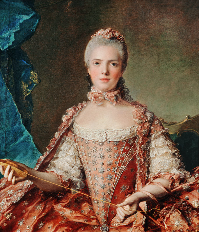 Portrait of Marie Adelaide (1759-1802) de Jean Marc Nattier