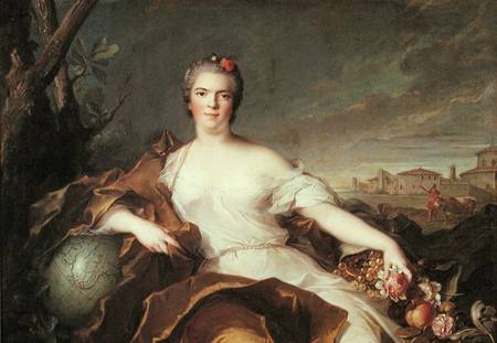 Madame Louise-Elisabeth de France (1727-59) Duchess of Parma, Symbolising Earth de Jean Marc Nattier