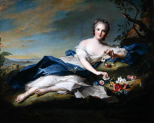 Portrait of Henriette de France, c.1742 (oil on canvas) de Jean Marc Nattier