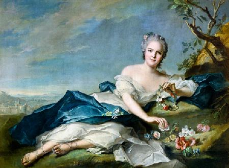 Henrietta Maria of France (1606-69) as Flora
