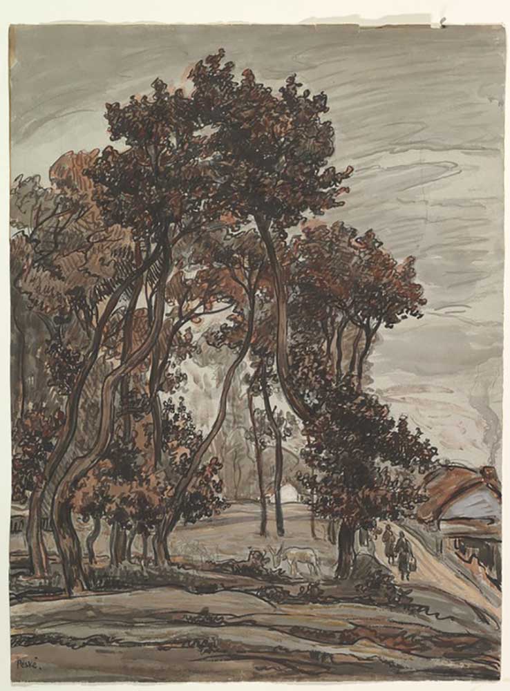 Landscape near Saint Jean de Mont de Jean Misceslas Peske