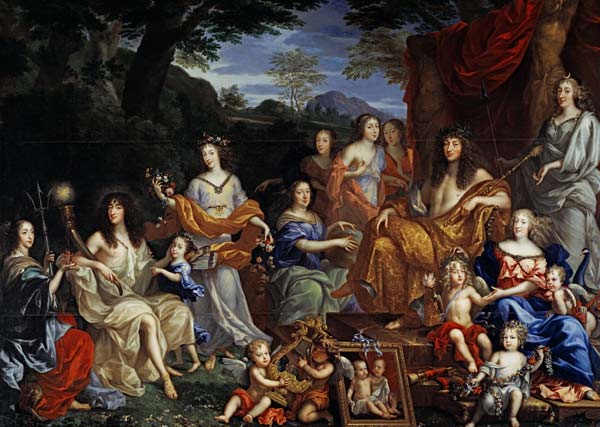 The Family of Louis XIV (1638-1715) 1670  (for details see 39054-39055) de Jean Nocret