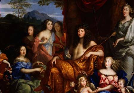 The Family of Louis XIV (1638-1715) 1670  (detail of 60094) de Jean Nocret