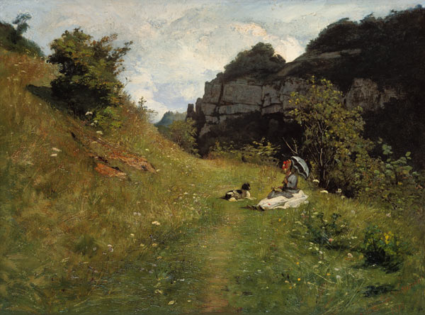 Rest at the way to the Malocke de Jean Paul Laurens