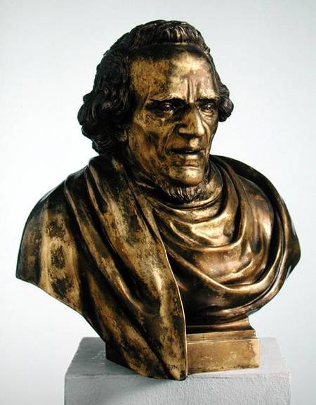 Portrait of Moses Mendelssohn (1729-86) de Jean Pierre Antoine Tassaert