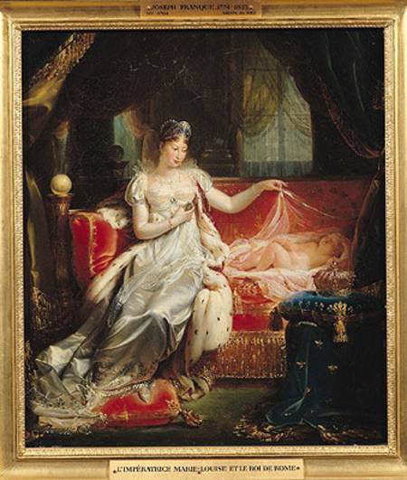 Empress Marie-Louise (1791-1847) and the King of Rome de Jean-Pierre Franque