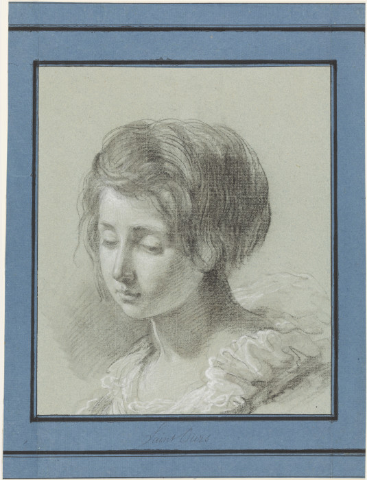 Bildnis einer jungen Frau de Jean-Pierre Saint-Ours