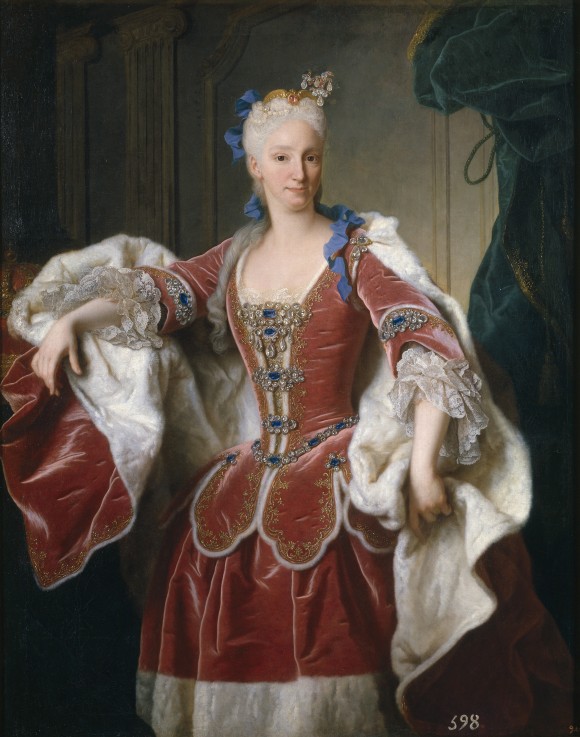 Portrait of Elisabeth Farnese, Queen consort of Spain de Jean Ranc