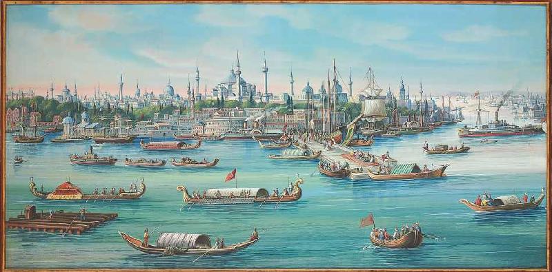 Ansicht von Konstantinopel vom Wasser aus de Jean Spath