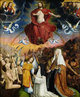 The Last Judgement (oil on panel) de Jean the Elder Bellegambe