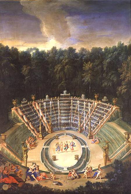 View of the Salle de Bal with a Performance of 'Rinaldo and Armida' de Jean the Younger Cotelle