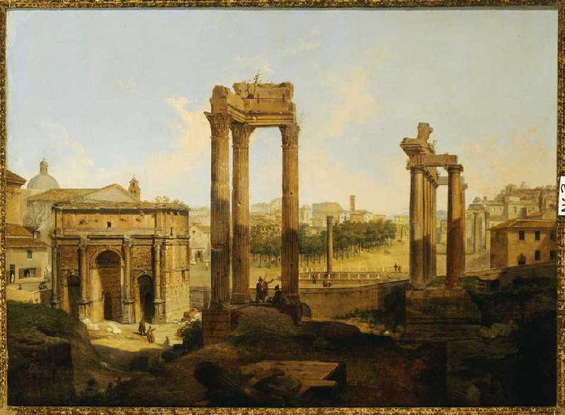 Das Forum Romanum. de Jean Victor Louis Faure