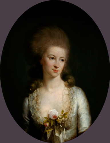 Portrait of Eleonore V. Hennings de Jens Juel