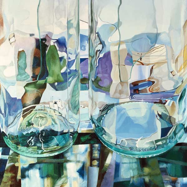 Green Transparency (Transparence verte) 1981 (oil on canvas)  de Jeremy  Annett