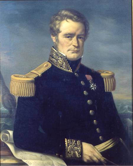 Portrait of Jules Dumont d'Urville (1790-1842) de Jerome Cartellier