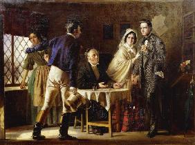 A marriage in Gretna Green
