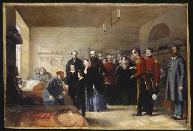 The first visit queen Victoria with her wounded so