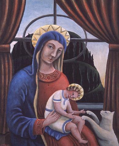 Madonna and Child  de Jerzy  Marek