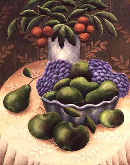 Still Life of Fruit  de Jerzy  Marek