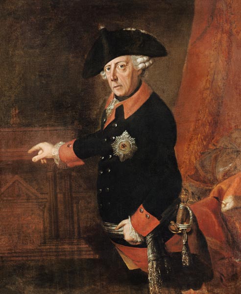 Frederick II The Great of Prussia, c.1763 de J.H.C. Franke