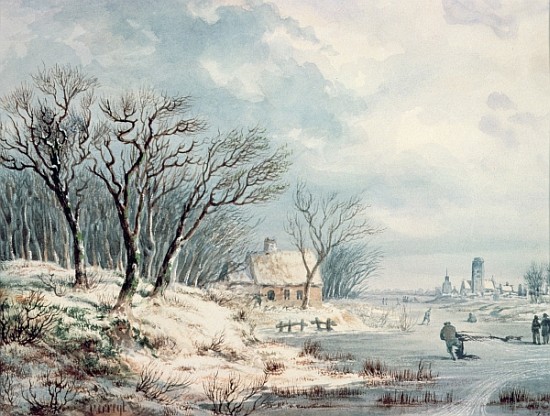 Landscape: Winter de J.J. Verreyt