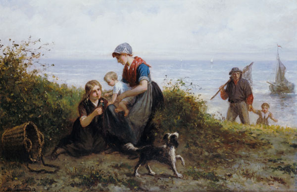 The Fisherman's Family de J.J.M. Damschroeder