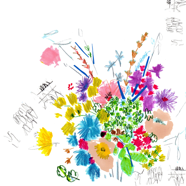 Floral Sketch de Jo Chambers