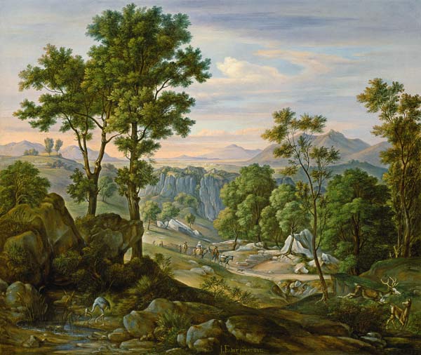 Italian Landscape de Joachim Faber