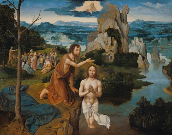 The Baptism of Christ de Joachim Patinir