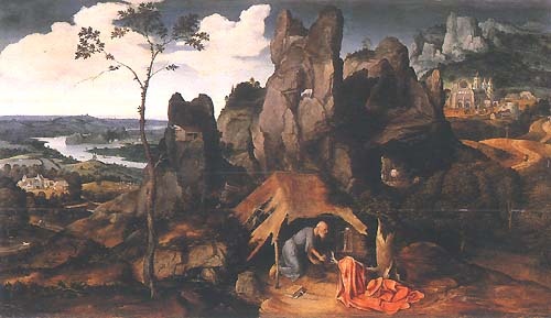 The sacred Hieronymus in the desert de Joachim Patinir