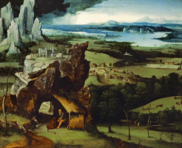 Landscape With Saint Jerome de Joachim Patinir