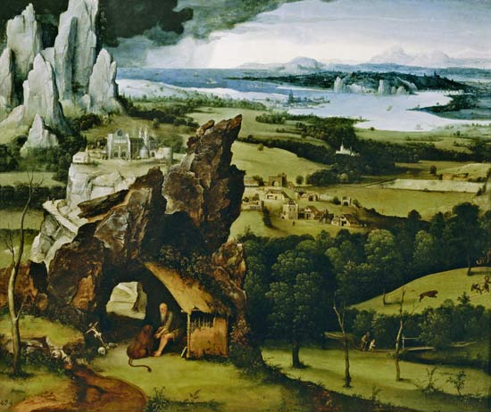 Landscape with St. Jerome de Joachim Patinir