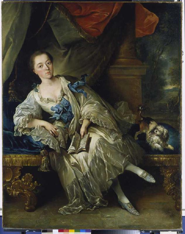 Porträt einer unbekannten Dame de Joachim Martin Falbe
