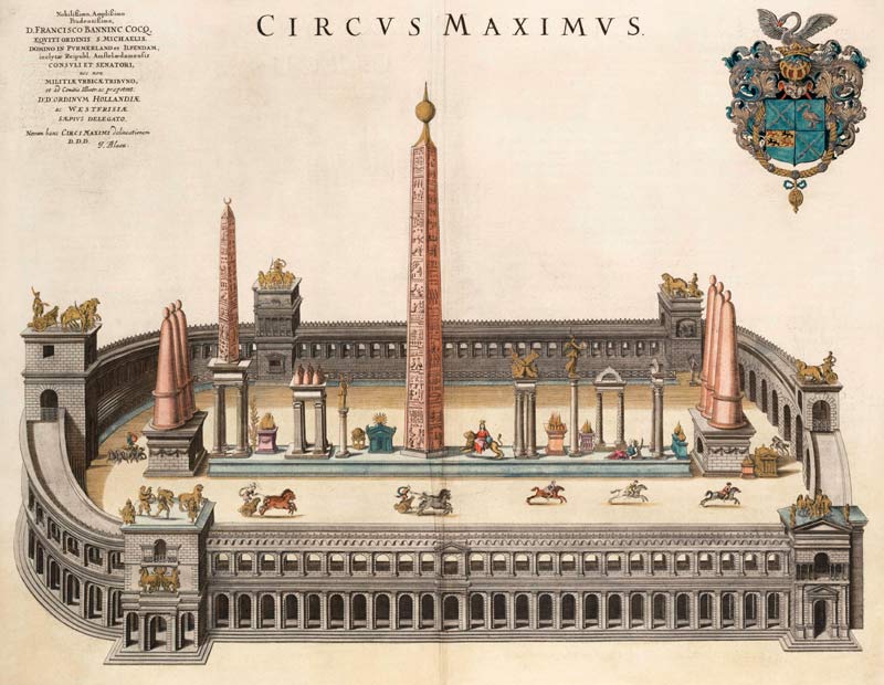 The Circus Maximus (From the Atlas Van Loon) de Joan Blaeu