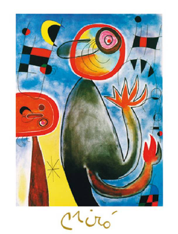 Escaleras en rueda - (JM-272) - Poster de Joan Miró
