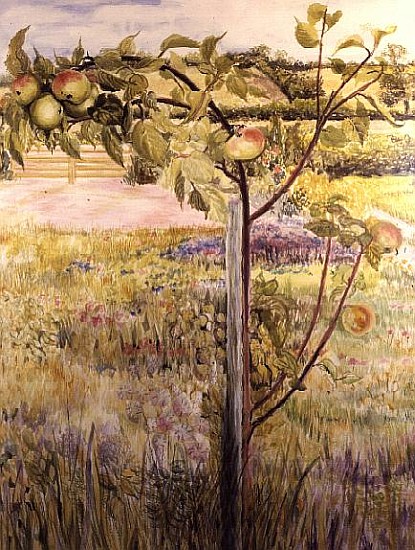 Apple Tree in a Suffolk Landscape (w/c)  de Joan  Thewsey