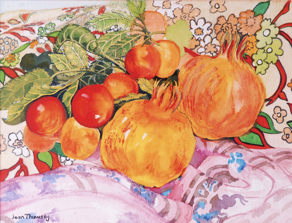 Pomegranates and Plums de Joan  Thewsey