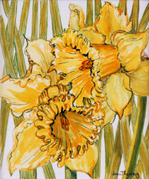 Two Daffodils de Joan  Thewsey